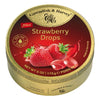 Cavendish and Harvey Strawberry Drops 175g Tin Sweets C&H Candy Lollies