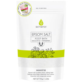 Bathefex Sooth Epsom Salt Foot Bath Soak with Essential Oils 750g
