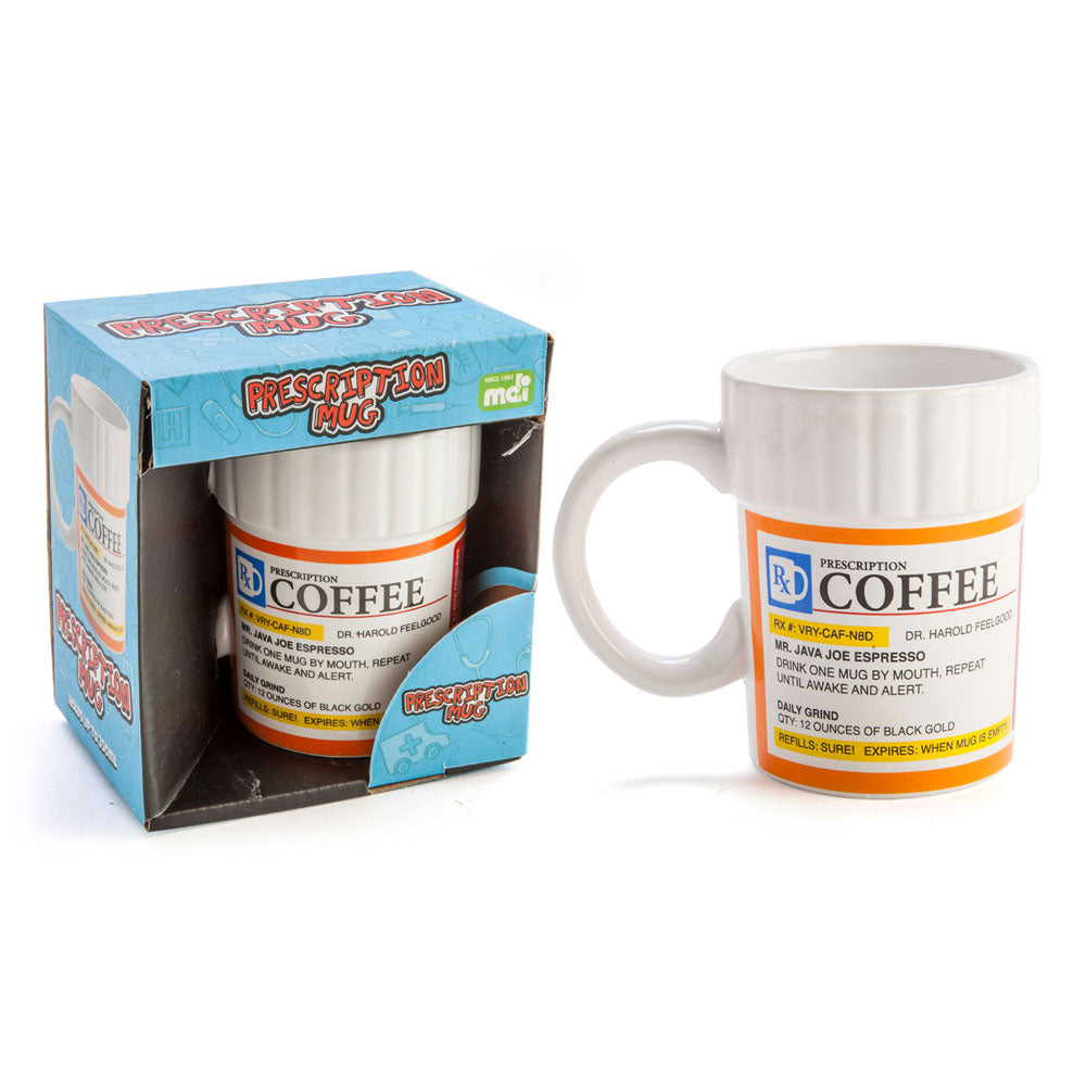 Novelty Cup Prescription Design Coffee Mug Gift Set Drinkware
