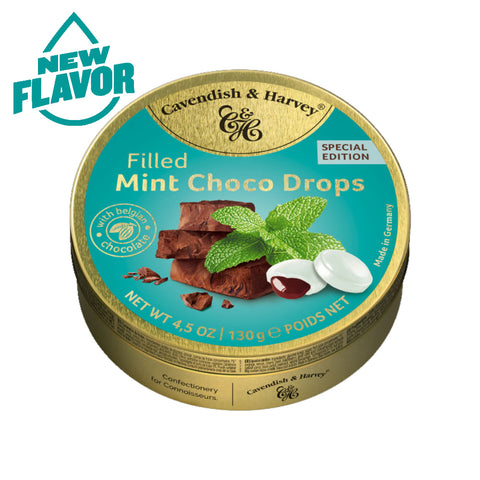 Cavendish and Harvey Filled Mint Choco Drops 130gm