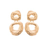 Culturesse Luella Golden Ripple Earrings