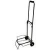 Lightweight Folding Hand Trolley 25kg Capacity Luggage Cart Black