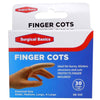 Surgical Basics Latex Finger Cots 30 Pieces Assorted Sizes